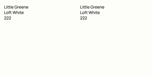 222 Loft White vs 222 Loft White
