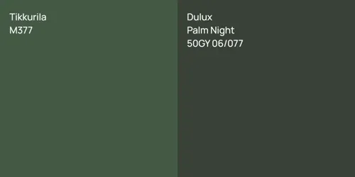 M377  vs 50GY 06/077 Palm Night