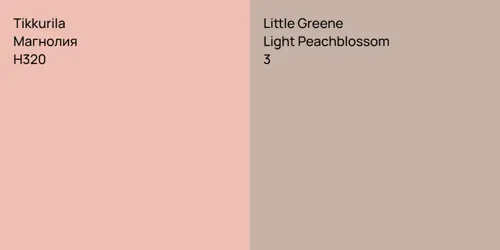 H320 Магнолия vs 3 Light Peachblossom