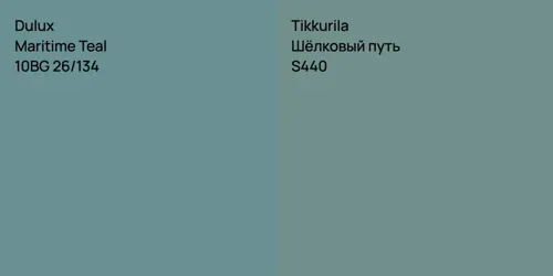 10BG 26/134 Maritime Teal vs S440 Шёлковый путь