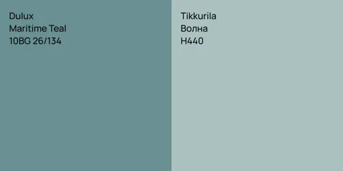 10BG 26/134 Maritime Teal vs H440 Волна
