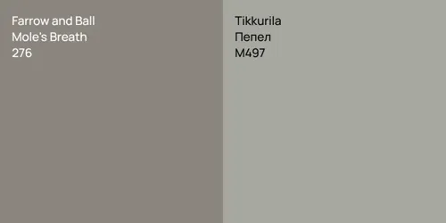 276 Mole's Breath vs M497 Пепел