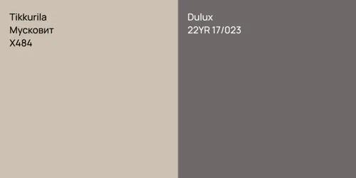 X484 Мусковит vs 22YR 17/023 null