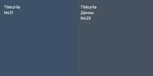 N431 null vs N429 Деним