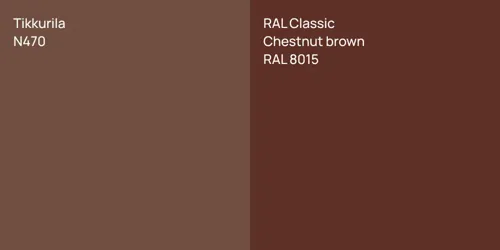 N470 null vs RAL 8015  Chestnut brown