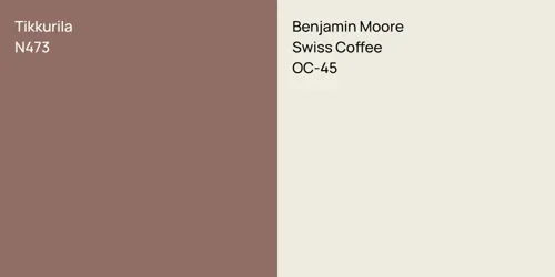 N473  vs OC-45 Swiss Coffee