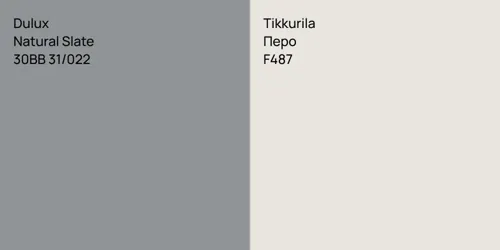 30BB 31/022 Natural Slate vs F487 Перо