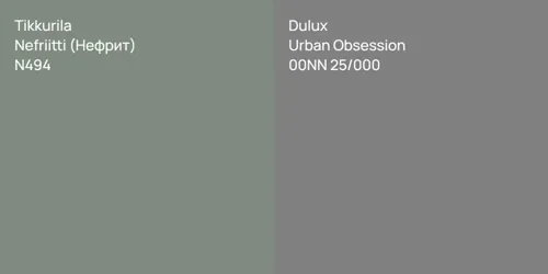 N494 Nefriitti (Нефрит) vs 00NN 25/000 Urban Obsession