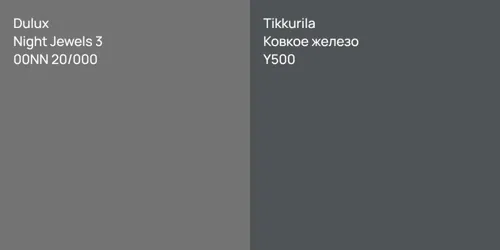 00NN 20/000 Night Jewels 3 vs Y500 Ковкое железо