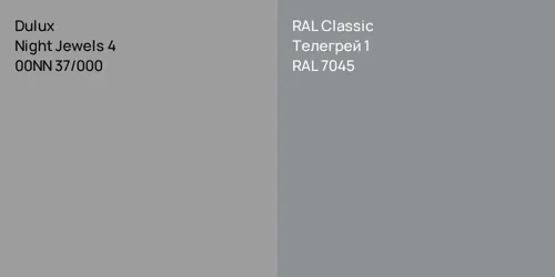 00NN 37/000 Night Jewels 4 vs RAL 7045 Телегрей 1