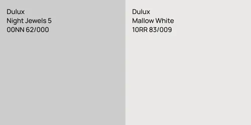 00NN 62/000 Night Jewels 5 vs 10RR 83/009 Mallow White