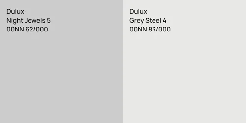 00NN 62/000 Night Jewels 5 vs 00NN 83/000 Grey Steel 4