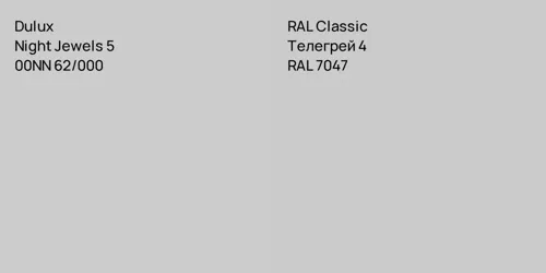 00NN 62/000 Night Jewels 5 vs RAL 7047 Телегрей 4