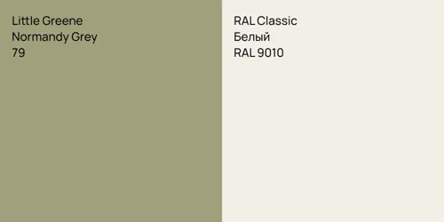 79 Normandy Grey vs RAL 9010 Белый