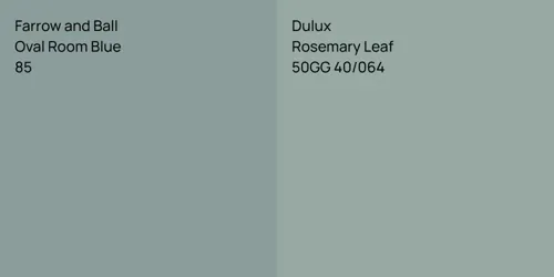 85 Oval Room Blue vs 50GG 40/064 Rosemary Leaf