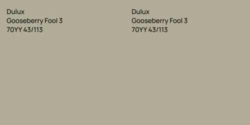 70YY 43/113 Gooseberry Fool 3 vs 70YY 43/113 Gooseberry Fool 3