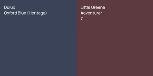null Oxford Blue (Heritage) vs 7 Adventurer