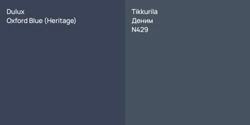 null Oxford Blue (Heritage) vs N429 Деним