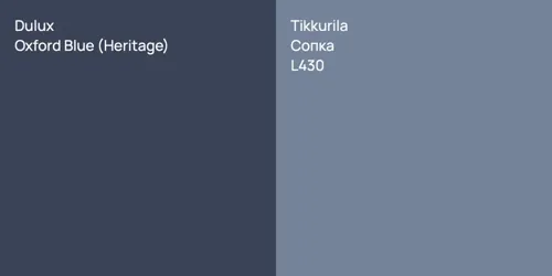 null Oxford Blue (Heritage) vs L430 Сопка