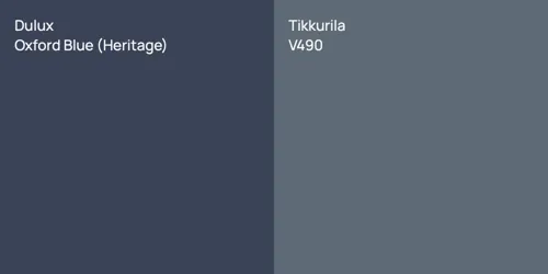null Oxford Blue (Heritage) vs V490 