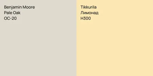 OC-20 Pale Oak vs H300 Лимонад