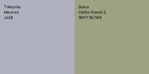 J428 Ментол vs 90YY 35/169 Celtic Forest 2