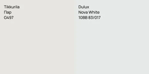 G497 Пар vs 10BB 83/017 Nova White