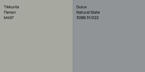 M497 Пепел vs 30BB 31/022 Natural Slate