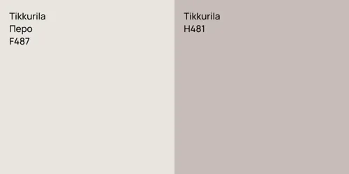 F487 Перо vs H481 