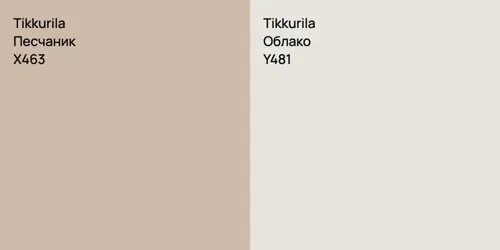 X463 Песчаник vs Y481 Облако