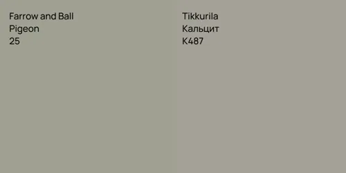 25 Pigeon vs K487 Кальцит