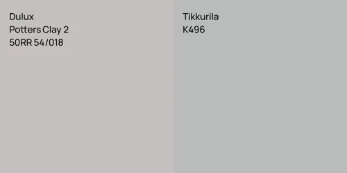 50RR 54/018 Potters Clay 2 vs K496 