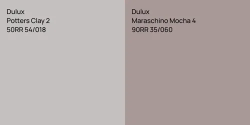 50RR 54/018 Potters Clay 2 vs 90RR 35/060 Maraschino Mocha 4