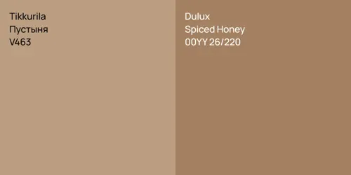 V463 Пустыня vs 00YY 26/220 Spiced Honey