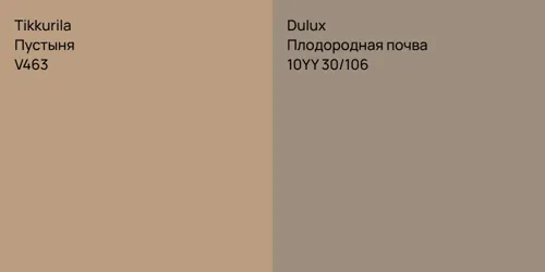 V463 Пустыня vs 10YY 30/106 Плодородная почва