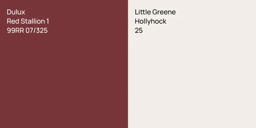 99RR 07/325 Red Stallion 1 vs 25 Hollyhock