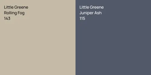 143 Rolling Fog vs 115 Juniper Ash