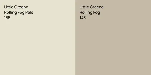 158 Rolling Fog Pale vs 143 Rolling Fog