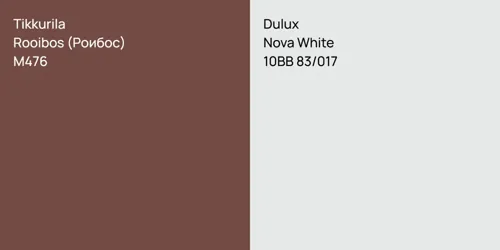 M476 Rooibos (Роибос) vs 10BB 83/017 Nova White