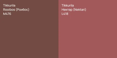 M476 Rooibos (Роибос) vs L418 Нектар (Nektari)