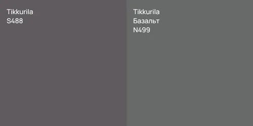 S488  vs N499 Базальт