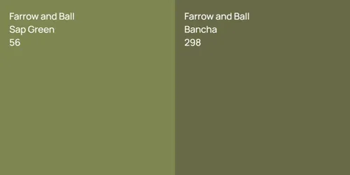 56 Sap Green vs 298 Bancha