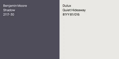 2117-30 Shadow vs 81YY 81/016 Quiet Hideaway