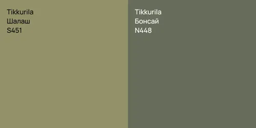 S451 Шалаш vs N448 Бонсай