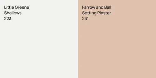 223 Shallows vs 231 Setting Plaster