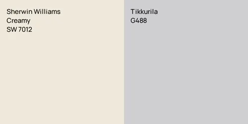 SW 7012 Creamy vs G488 