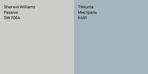 SW 7064 Passive vs K491 Мистраль
