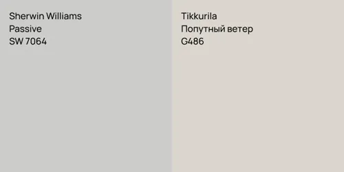 SW 7064 Passive vs G486 Попутный ветер