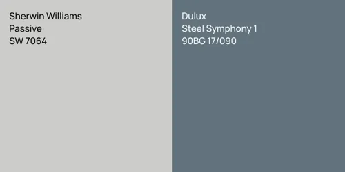 SW 7064 Passive vs 90BG 17/090 Steel Symphony 1