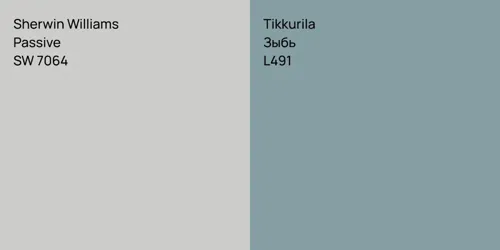 SW 7064 Passive vs L491 Зыбь